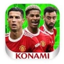 Logo de E-Football entre los juegos de Konami para Android