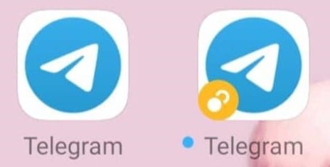 aplicación "telegram" duplicada lista para usar.
