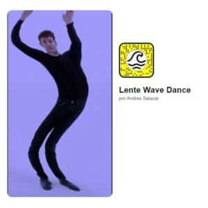 filtro gracioso de snapchat wave dance