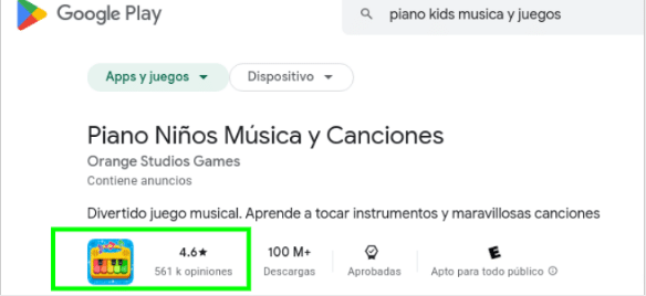 App-Piano-Ninos-Musica-y-Canciones