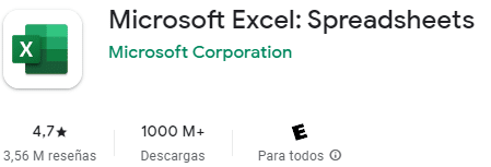 Microsoft Excel